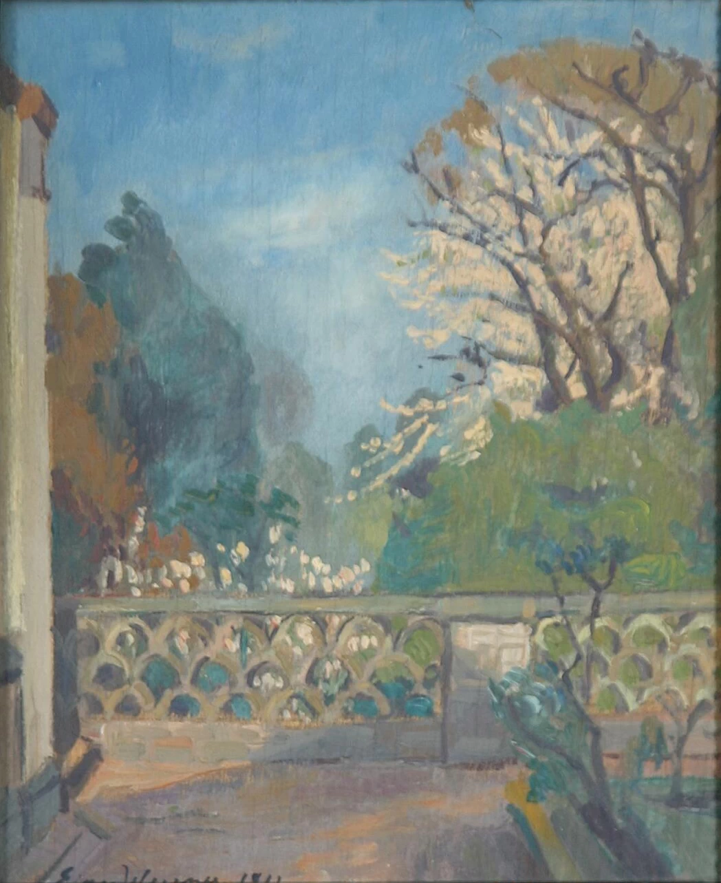 Lili Elbe - Festa estiva in terrazza, 1912